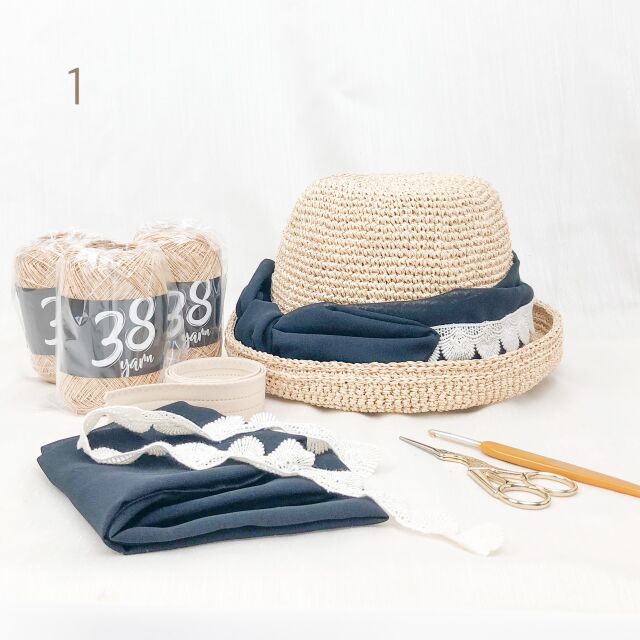 【オンライン】かぎ針で編む夏の帽子（初回）の当日の流れ・雰囲気の写真4枚目