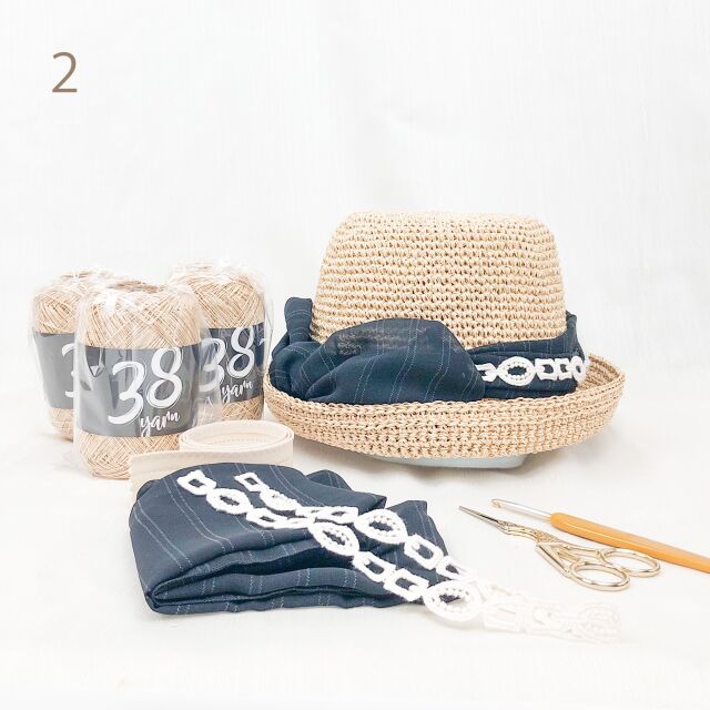 【オンライン】かぎ針で編む夏の帽子（初回）の当日の流れ・雰囲気の写真5枚目