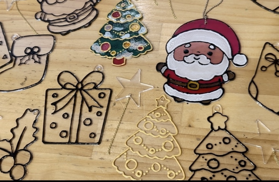 SDGsなディンプルアート体験！　クリスマスツリーをデコレート♪の当日の流れ・雰囲気の写真2枚目