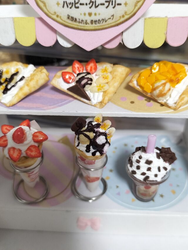 体験 粘土で可愛い ミニチュアフード教室 5月6月クレープ作りの当日の流れ・雰囲気の写真3枚目