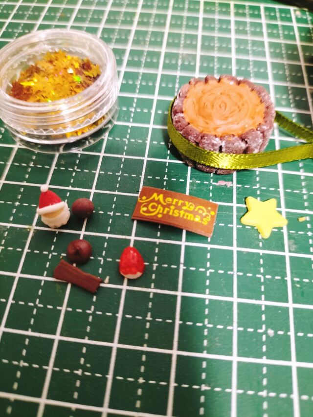 体験 粘土で可愛い ミニチュアフード教室 クリスマスケーキの回の当日の流れ・雰囲気の写真4枚目