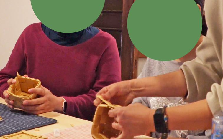 30名様限定！紙バンドワークショップ講師デビューに向けてお試しモニター開催中の当日の流れ・雰囲気の写真3枚目