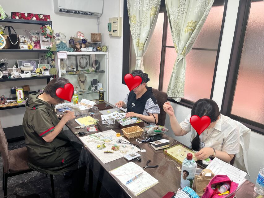 針と糸で作るソウタシエジュエリーの当日の流れ・雰囲気の写真1枚目