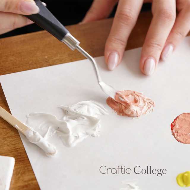 “Craftie Home Boxではじめる” テクスチャーアート最初の一歩の当日の流れ・雰囲気の写真1枚目