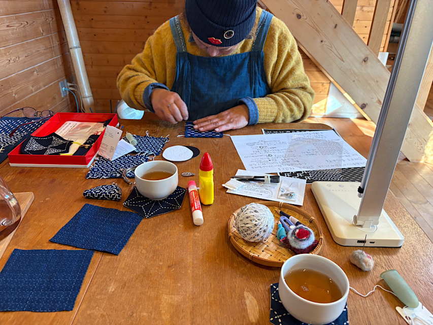 つくる喜びワークショップ-ひと目刺しガマ口-の当日の流れ・雰囲気の写真1枚目