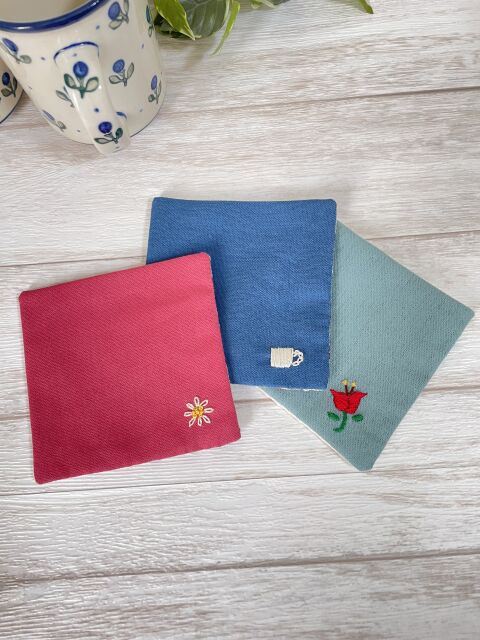 ちくちく刺繍コースターの当日の流れ・雰囲気の写真1枚目