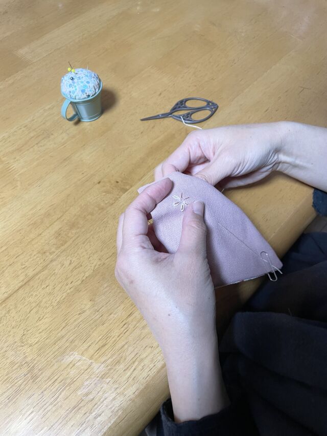 ちくちく刺繍コースターの当日の流れ・雰囲気の写真2枚目