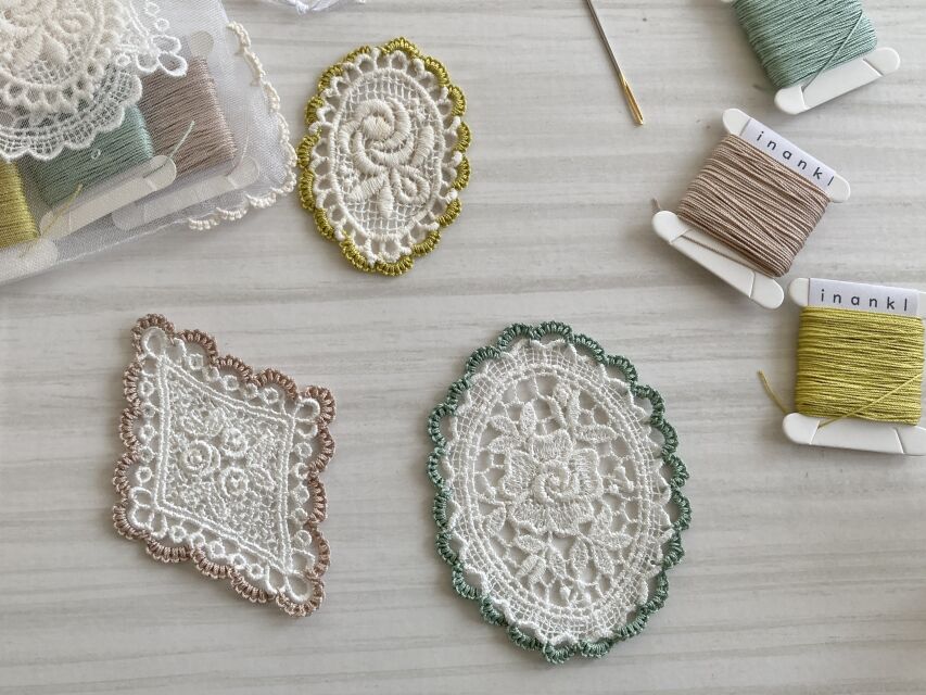 ショートニードルタティングのレース飾りの当日の流れ・雰囲気の写真2枚目