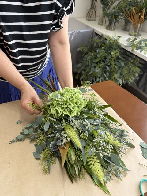 ドライになるサマースワッグ（壁掛け）の当日の流れ・雰囲気の写真5枚目
