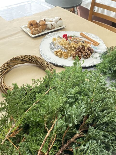 幸運のモチーフ馬蹄型クリスマスリース2025の当日の流れ・雰囲気の写真1枚目