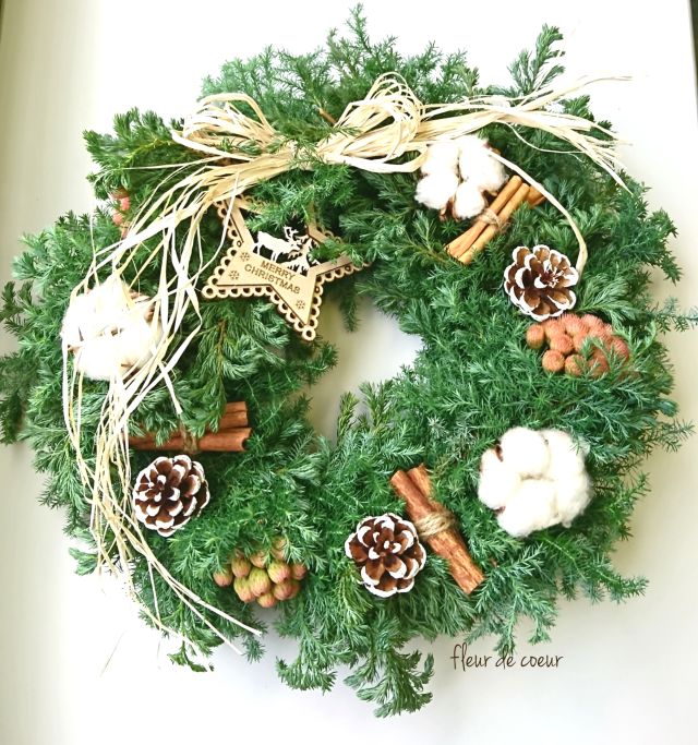 フレッシュ針葉樹のクリスマスリースの当日の流れ・雰囲気の写真3枚目