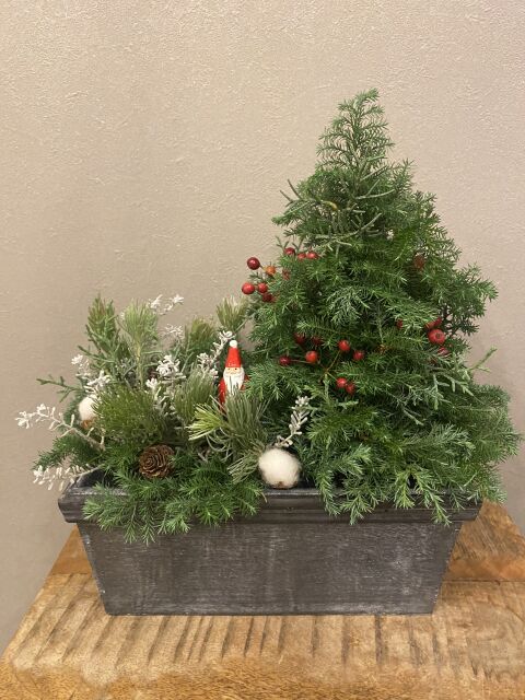 森のクリスマスアレンジメントの当日の流れ・雰囲気の写真1枚目