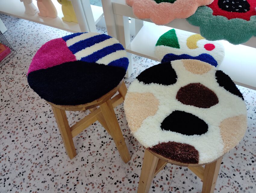 【店舗開催】タフティングでオリジナルラグを作ろうに参加したまいの写真1枚目