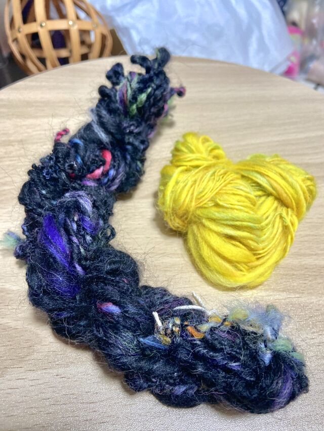 【材料持ち込み】糸紡ぎ会に参加したku-ku.の写真1枚目