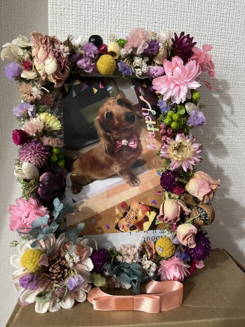 母の日　フラワーガーデンフレームを作ろう（花リセット教室）に参加したよの写真1枚目