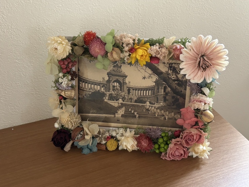 母の日　フラワーガーデンフレームを作ろう（花リセット教室）に参加したよの写真2枚目